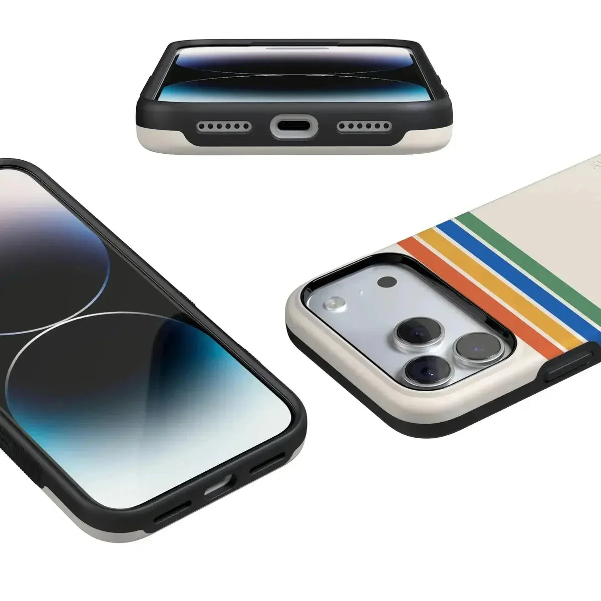 Totally Groovy | Rainbow Stripes Color Block Case - Image 9