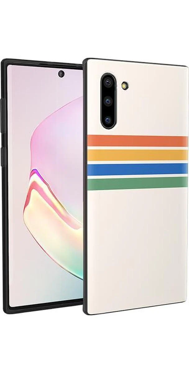 Totally Groovy | Rainbow Stripes Color Block Samsung Case - Image 2