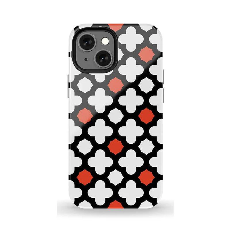 Red Lattice Tile | High Contrast Design Case - Image 10