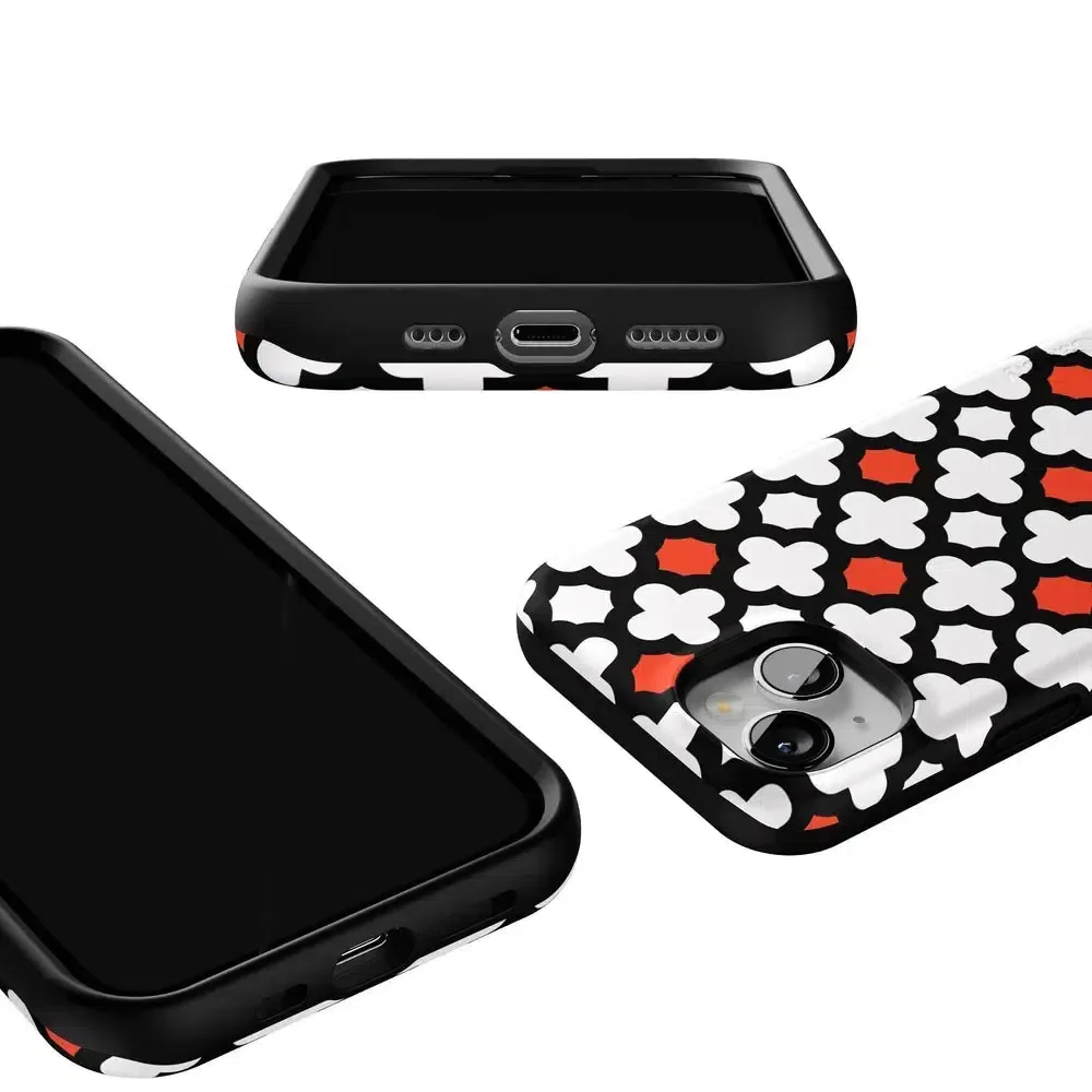 Red Lattice Tile | High Contrast Design Case - Image 100