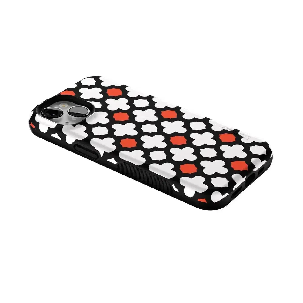 Red Lattice Tile | High Contrast Design Case - Image 103