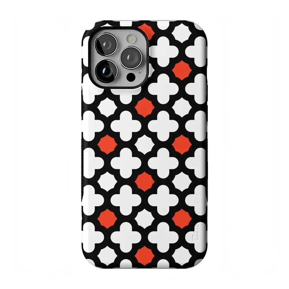 Red Lattice Tile | High Contrast Design Case - Image 104