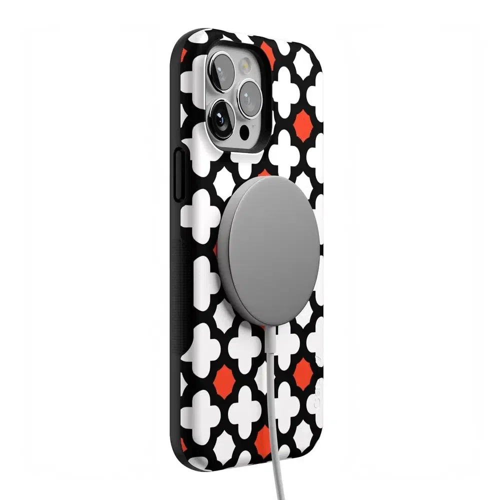 Red Lattice Tile | High Contrast Design Case - Image 107