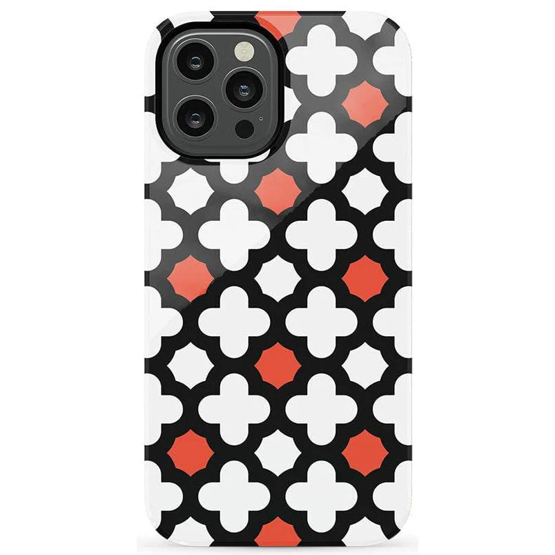 Red Lattice Tile | High Contrast Design Case - Image 11