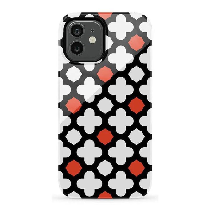 Red Lattice Tile | High Contrast Design Case - Image 12