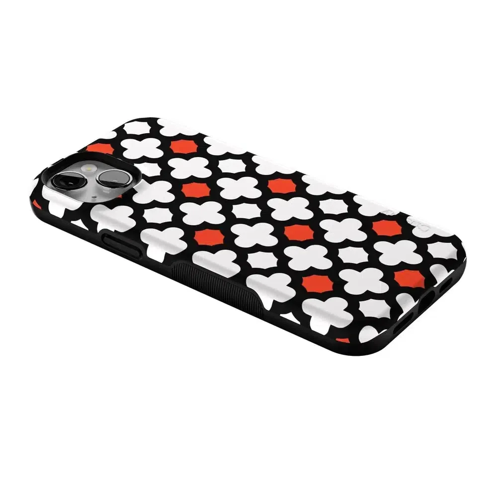 Red Lattice Tile | High Contrast Design Case - Image 123