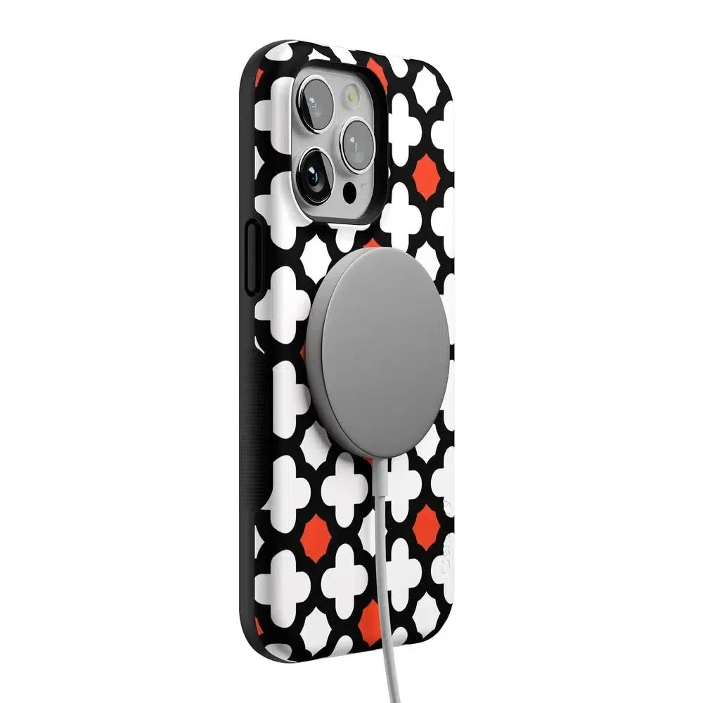 Red Lattice Tile | High Contrast Design Case - Image 127
