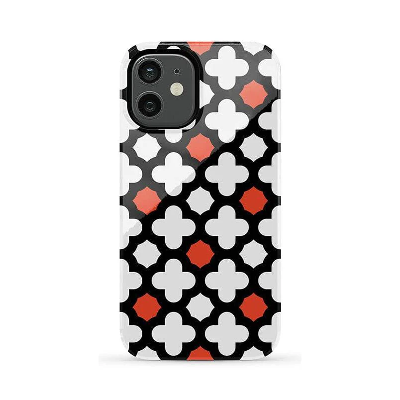 Red Lattice Tile | High Contrast Design Case - Image 13