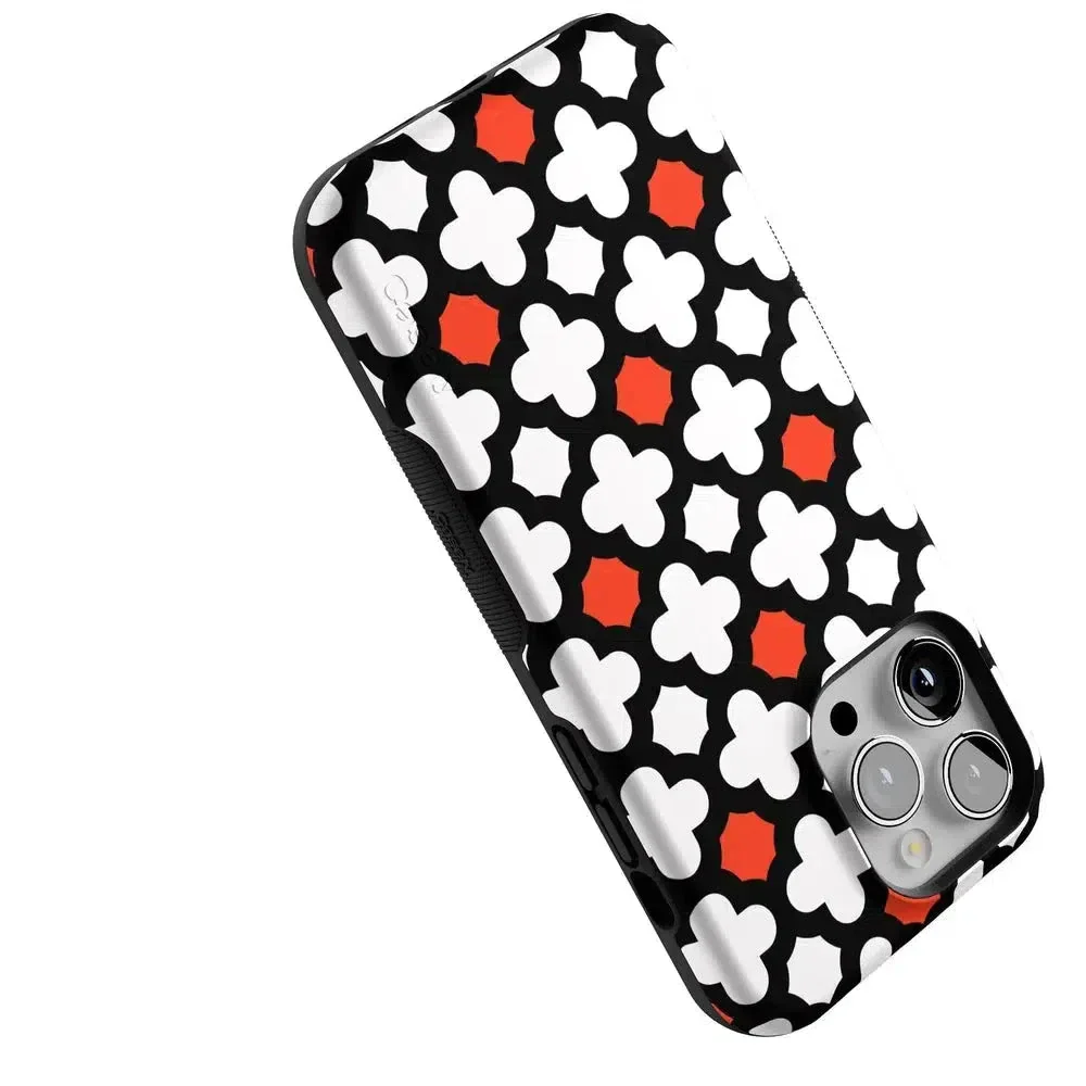Red Lattice Tile | High Contrast Design Case - Image 132
