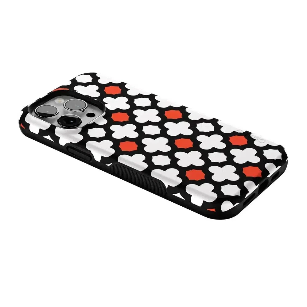 Red Lattice Tile | High Contrast Design Case - Image 133