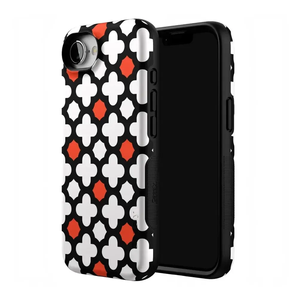 Red Lattice Tile | High Contrast Design Case - Image 138