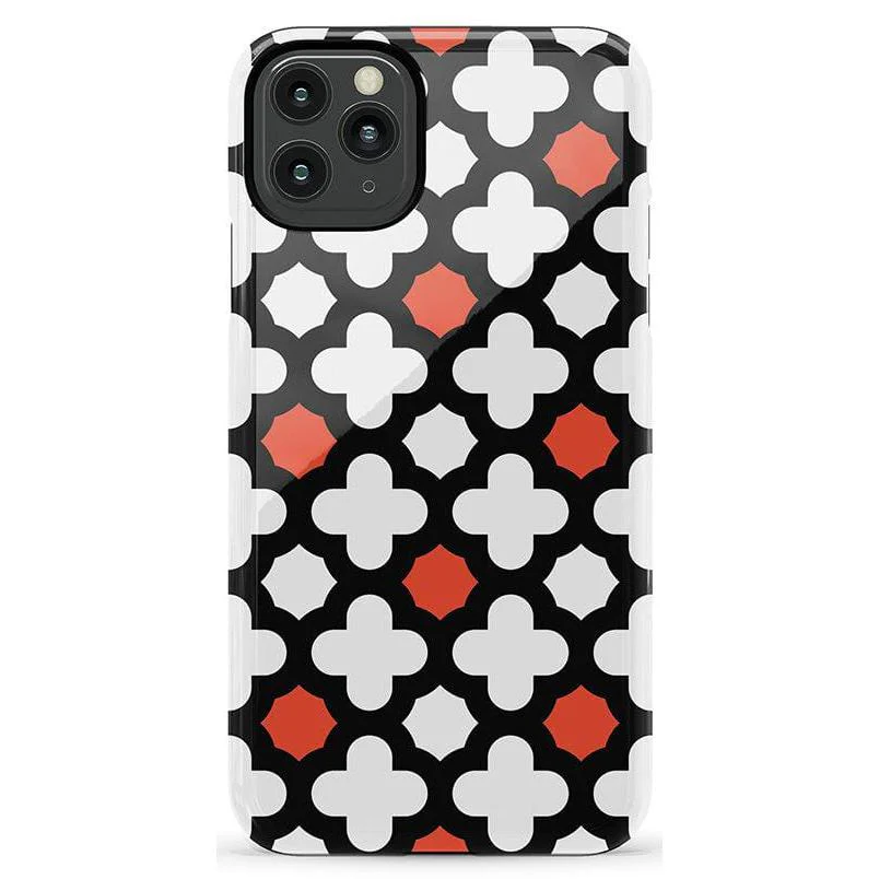 Red Lattice Tile | High Contrast Design Case - Image 14