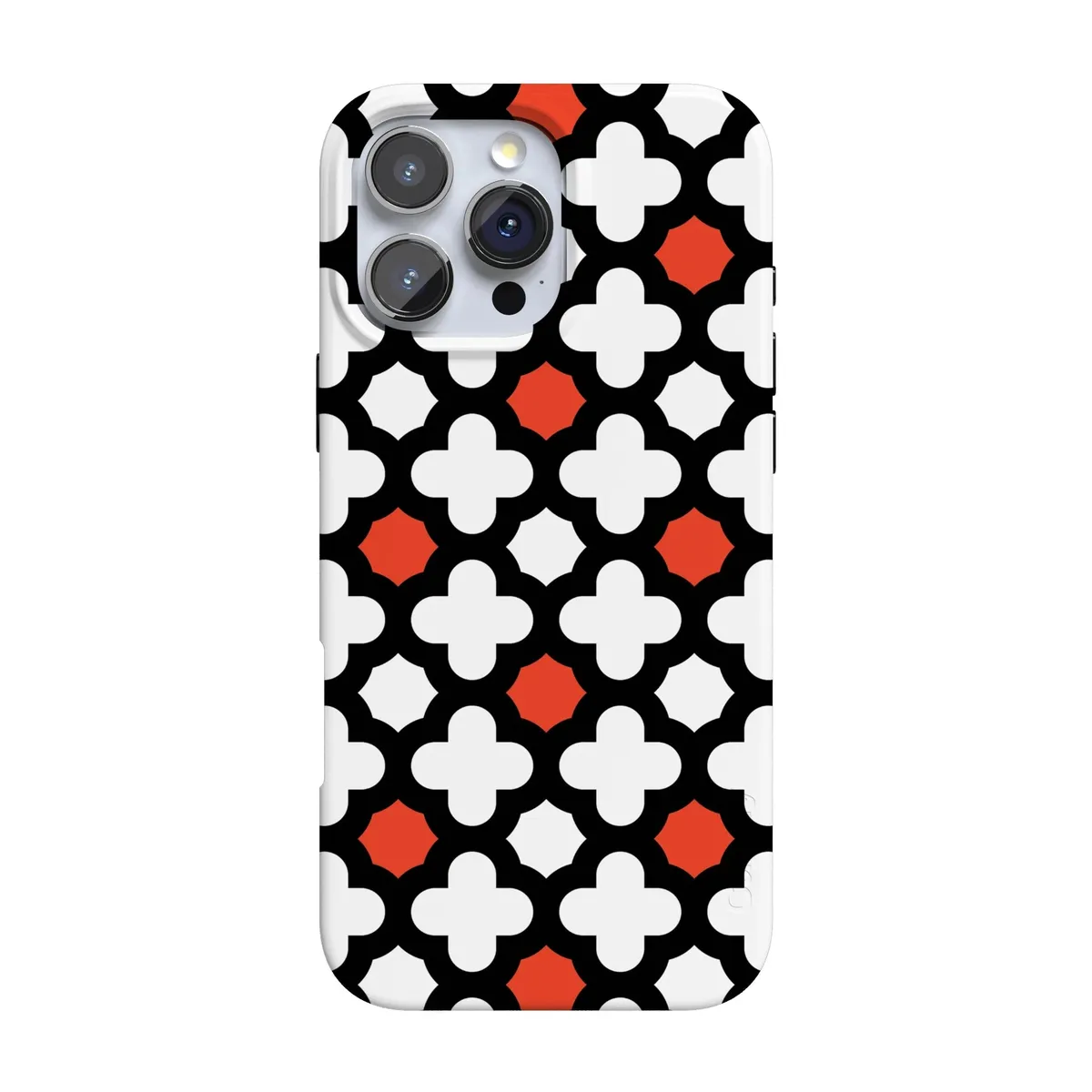 Red Lattice Tile | High Contrast Design Case - Image 147