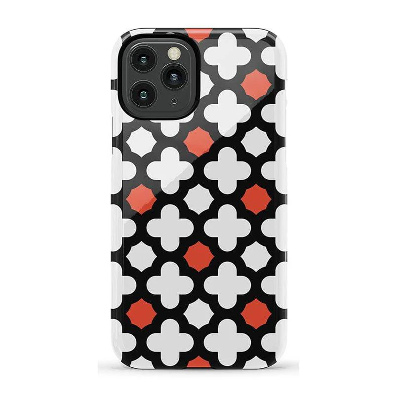 Red Lattice Tile | High Contrast Design Case - Image 15