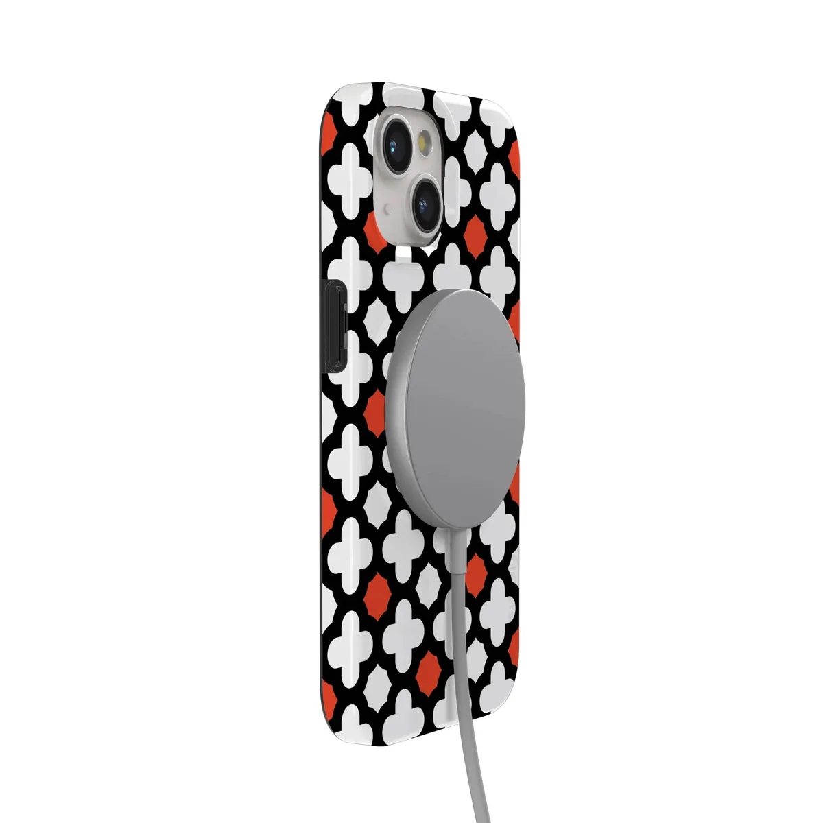 Red Lattice Tile | High Contrast Design Case - Image 159