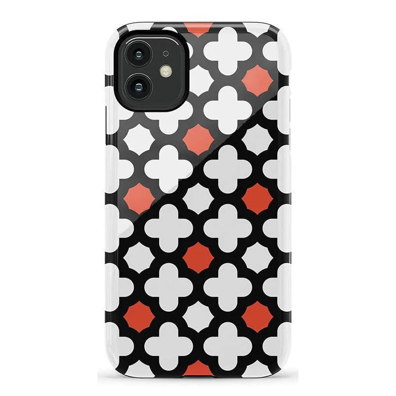 Red Lattice Tile | High Contrast Design Case - Image 16