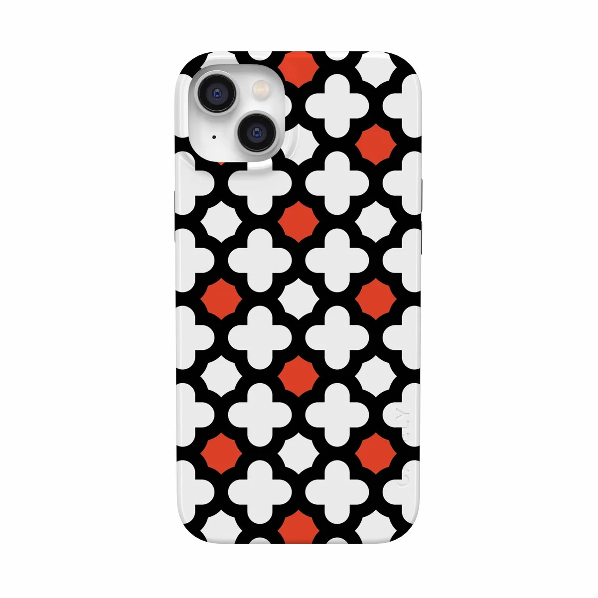Red Lattice Tile | High Contrast Design Case - Image 160