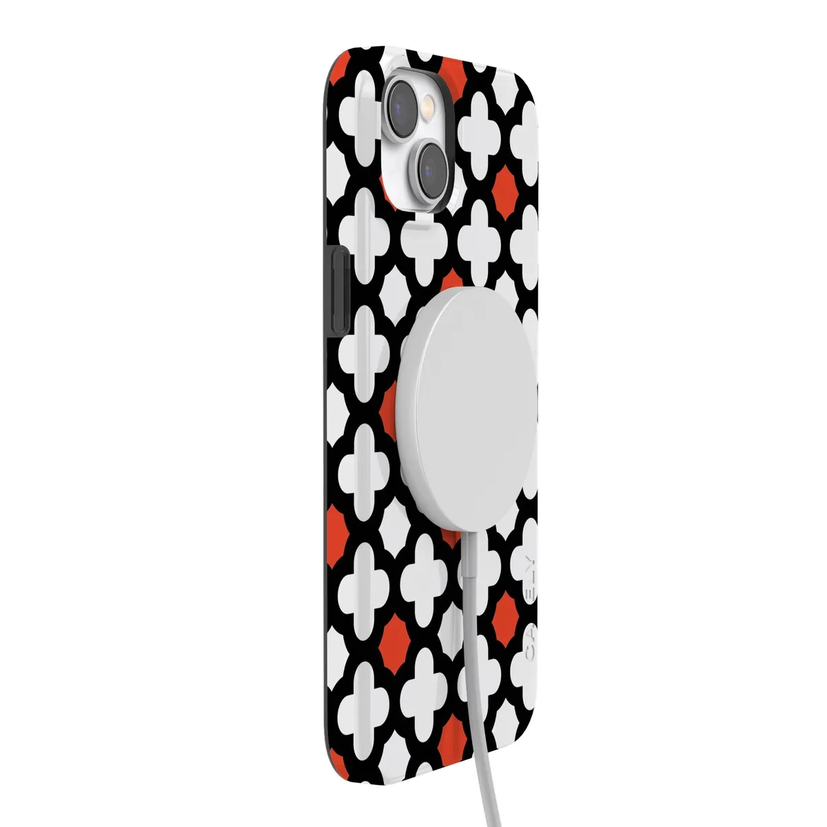 Red Lattice Tile | High Contrast Design Case - Image 162
