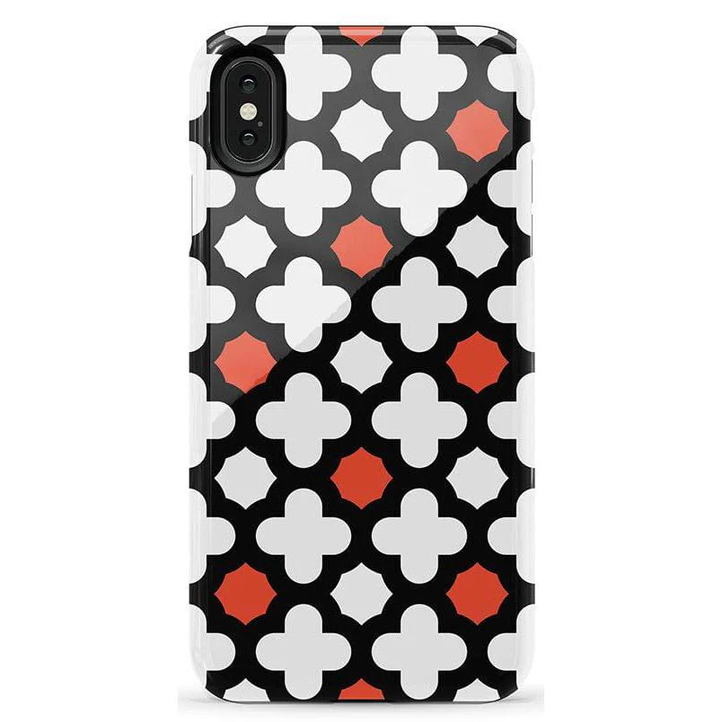 Red Lattice Tile | High Contrast Design Case - Image 17