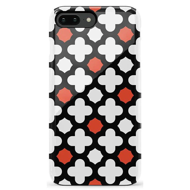 Red Lattice Tile | High Contrast Design Case - Image 20