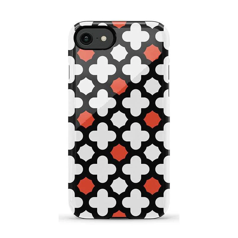 Red Lattice Tile | High Contrast Design Case - Image 21