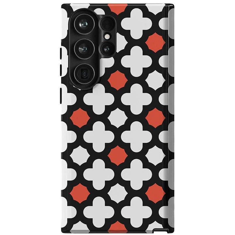 Red Lattice Tile | High Contrast Design Case - Image 22