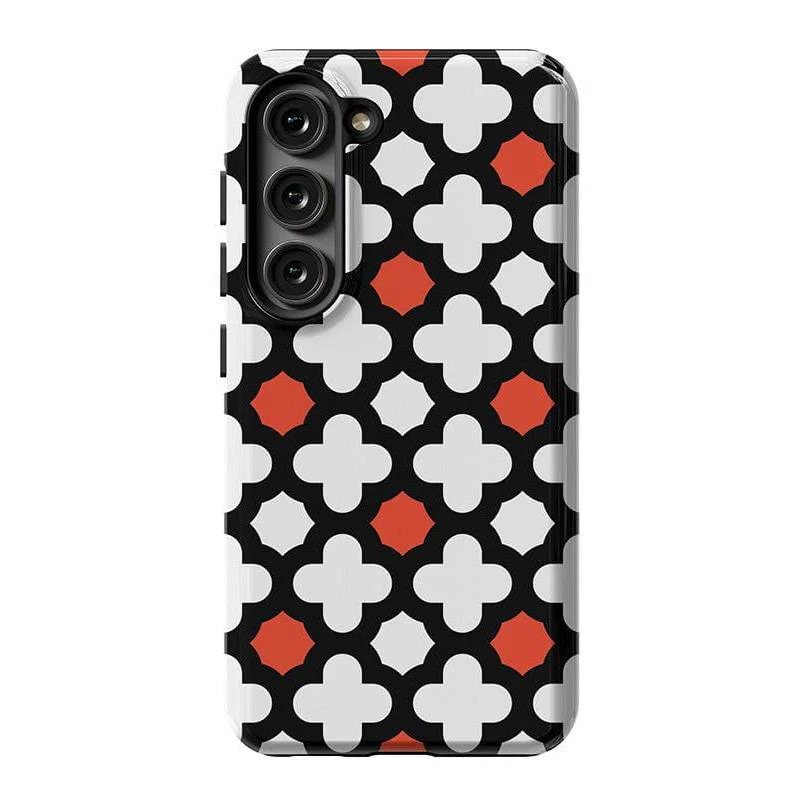 Red Lattice Tile | High Contrast Design Case - Image 24