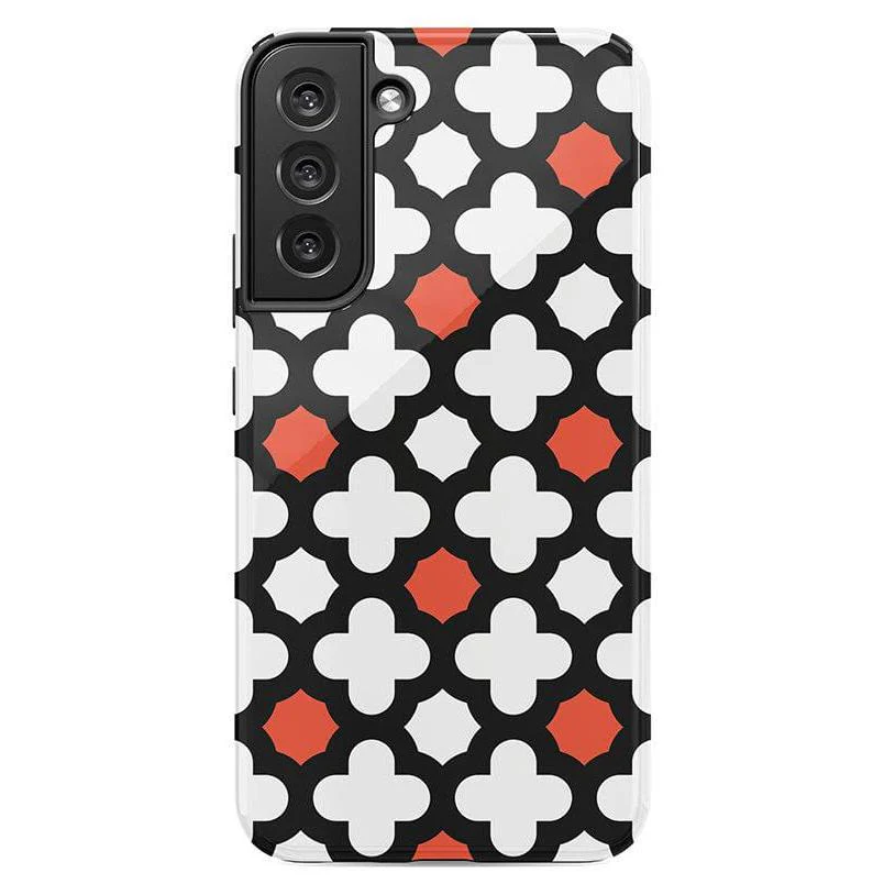 Red Lattice Tile | High Contrast Design Case - Image 26