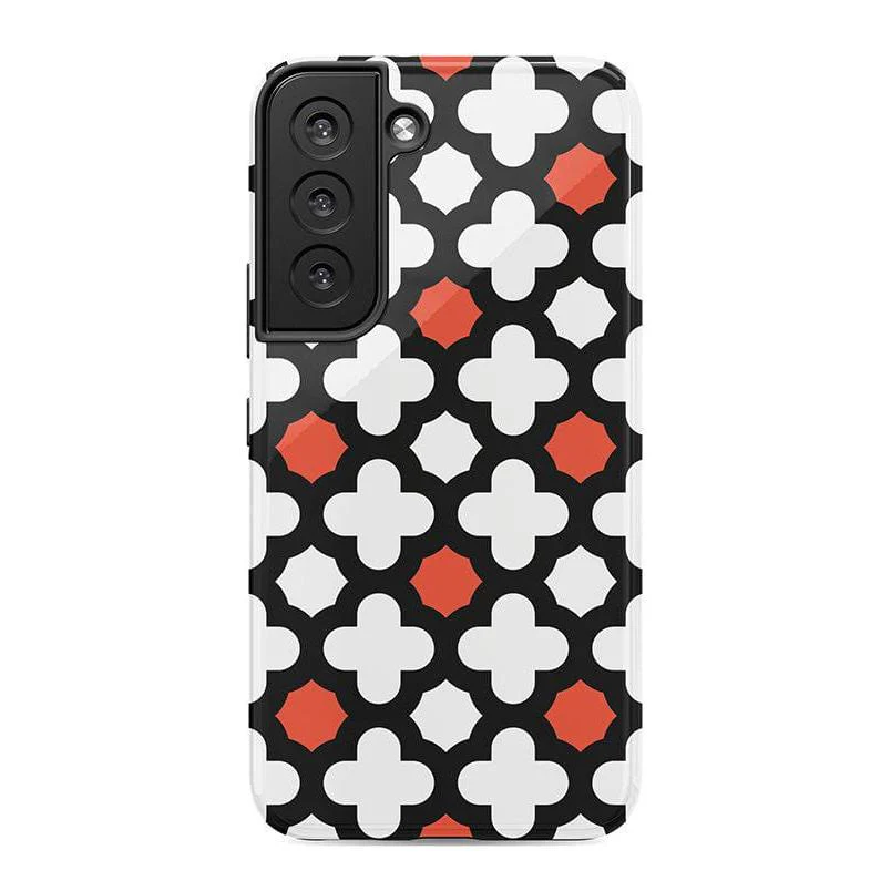 Red Lattice Tile | High Contrast Design Case - Image 27