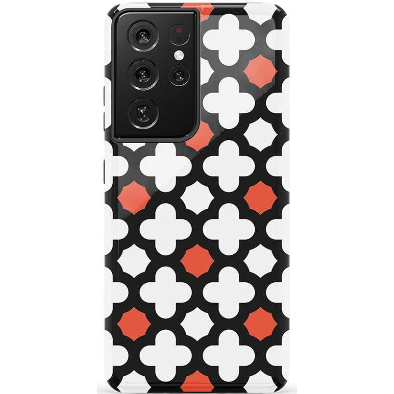Red Lattice Tile | High Contrast Design Case - Image 28