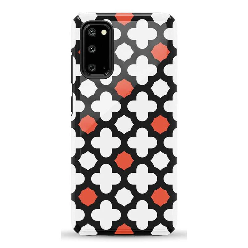 Red Lattice Tile | High Contrast Design Case - Image 33