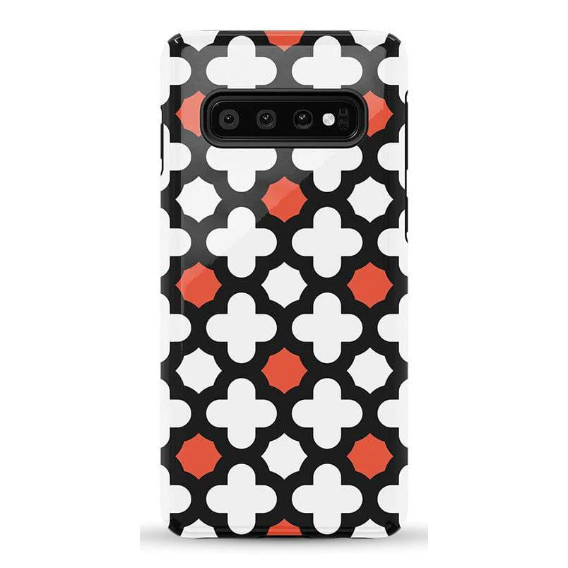 Red Lattice Tile | High Contrast Design Case - Image 35
