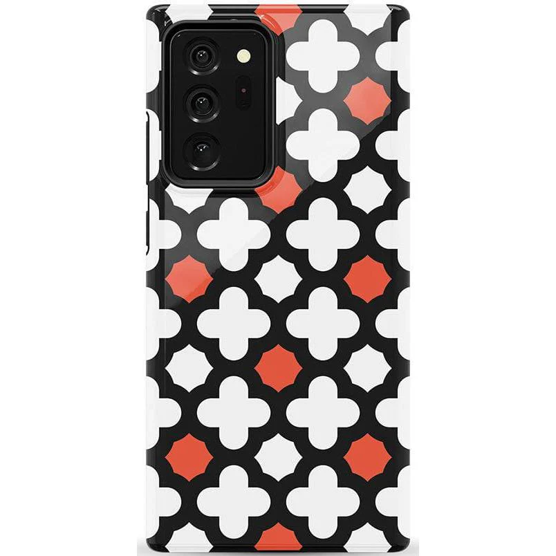 Red Lattice Tile | High Contrast Design Case - Image 36