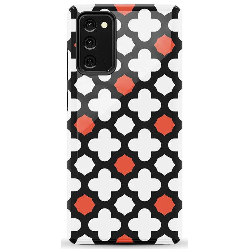 Red Lattice Tile | High Contrast Design Case - Image 37
