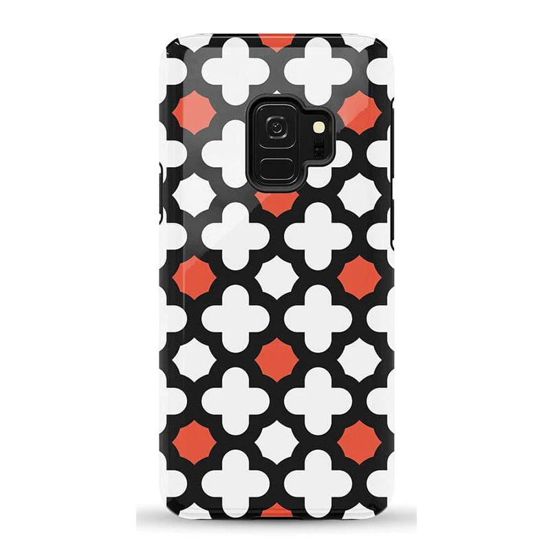 Red Lattice Tile | High Contrast Design Case - Image 41