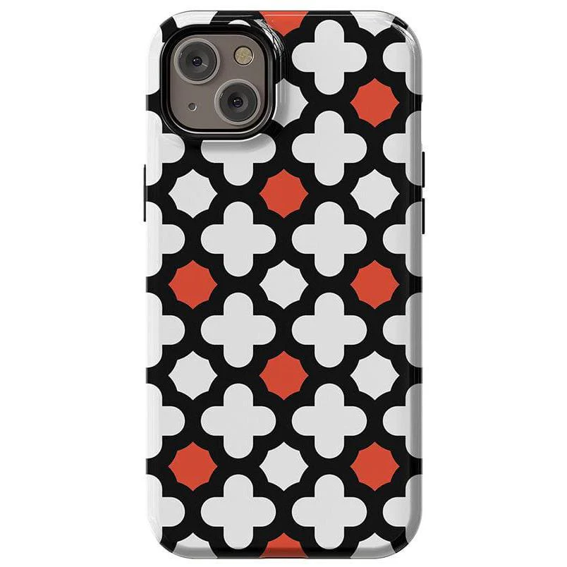 Red Lattice Tile | High Contrast Design Case - Image 5