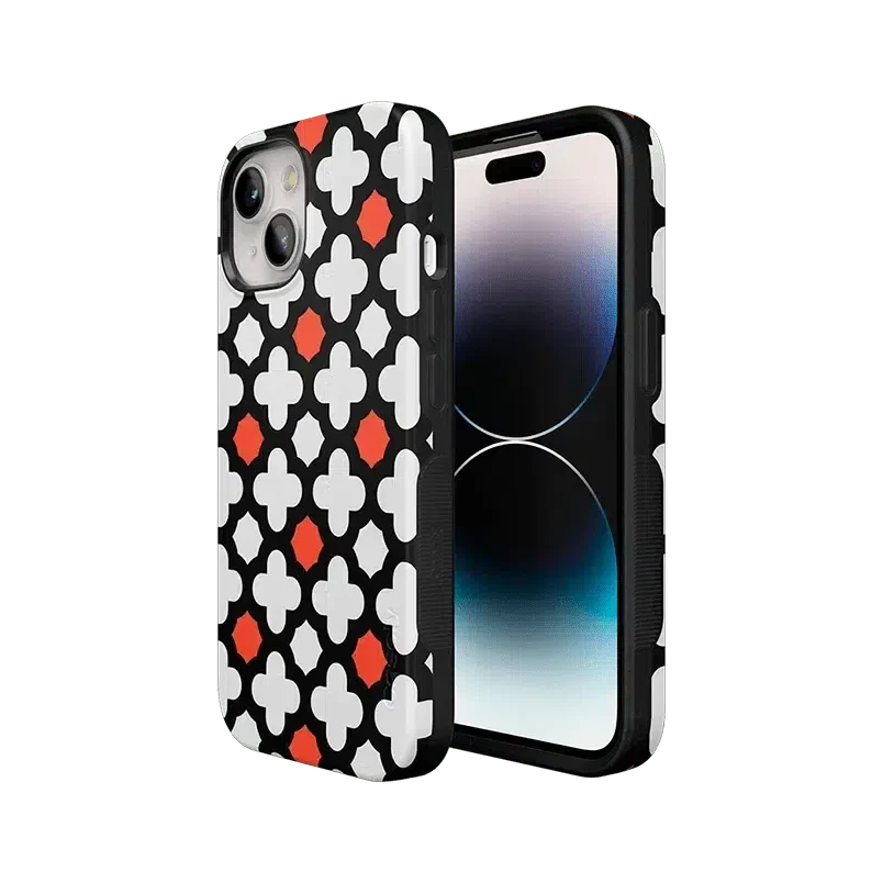 Red Lattice Tile | High Contrast Design Case - Image 58