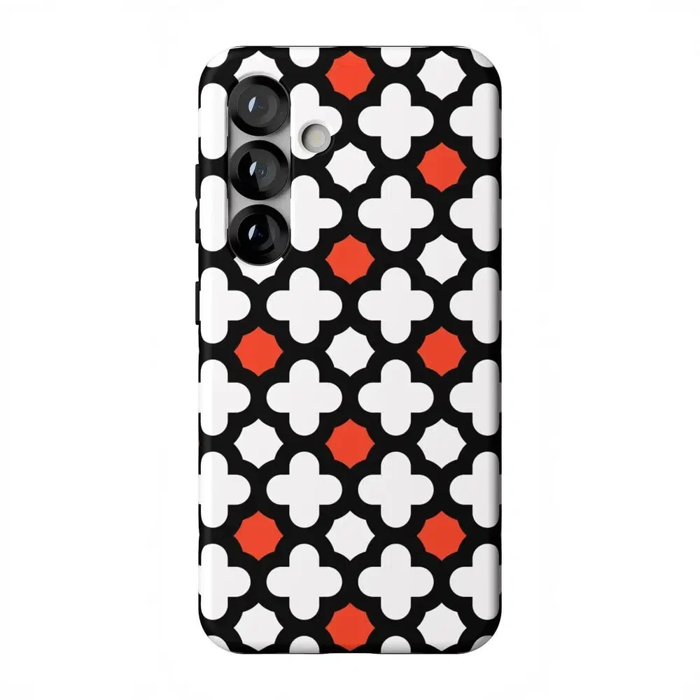 Red Lattice Tile | High Contrast Design Case - Image 71