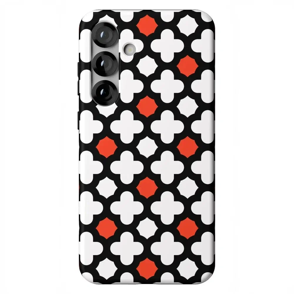 Red Lattice Tile | High Contrast Design Case - Image 72