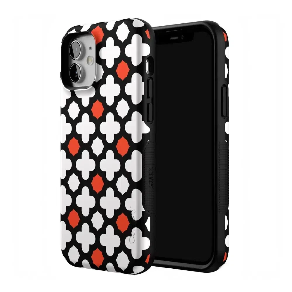 Red Lattice Tile | High Contrast Design Case - Image 75
