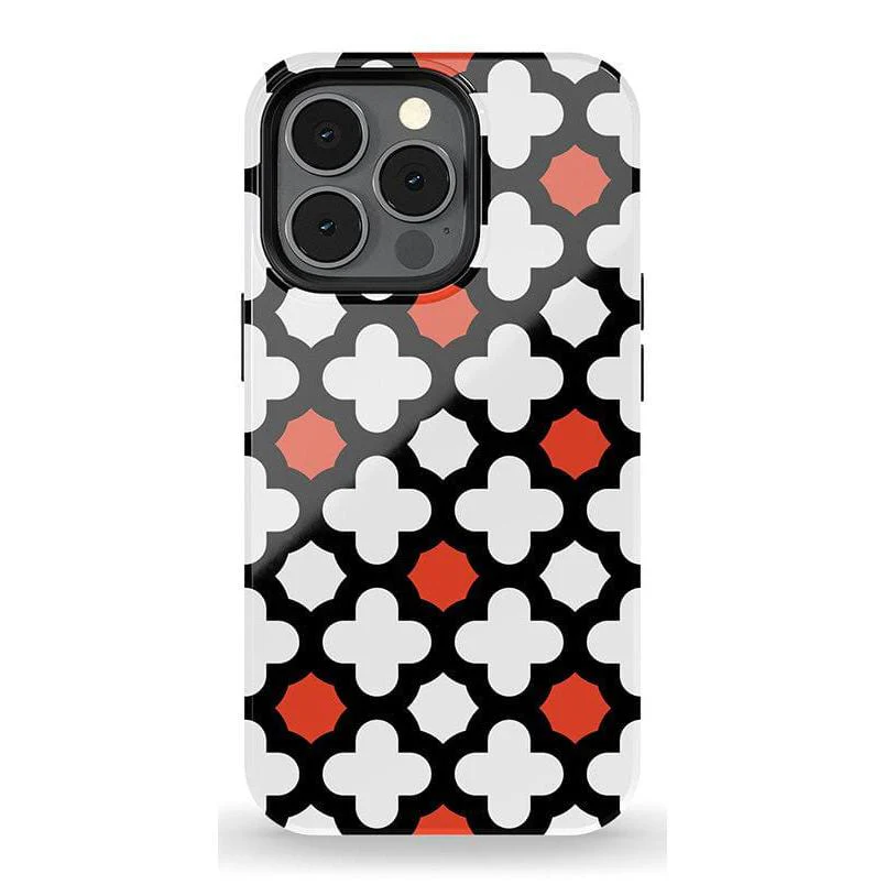 Red Lattice Tile | High Contrast Design Case - Image 8