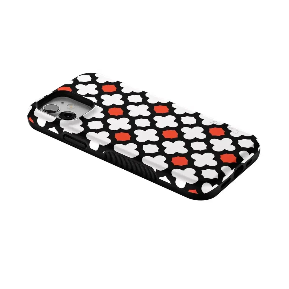 Red Lattice Tile | High Contrast Design Case - Image 83