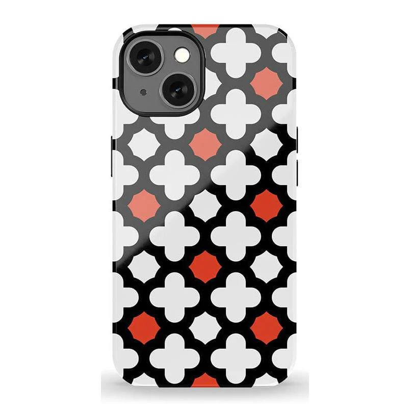 Red Lattice Tile | High Contrast Design Case - Image 9