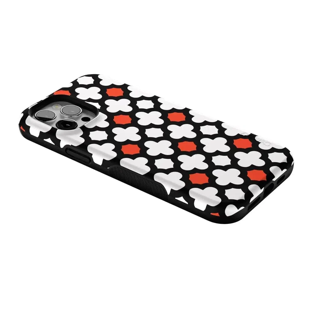 Red Lattice Tile | High Contrast Design Case - Image 93