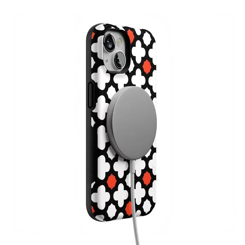 Red Lattice Tile | High Contrast Design Case - Image 97