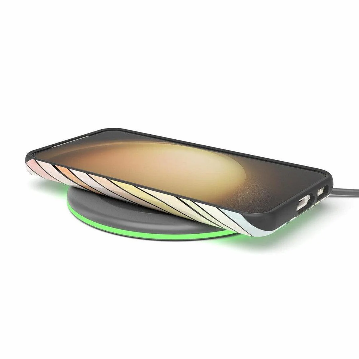 Ride The Wave | Pastel Rainbow Lined Samsung Case - Image 11