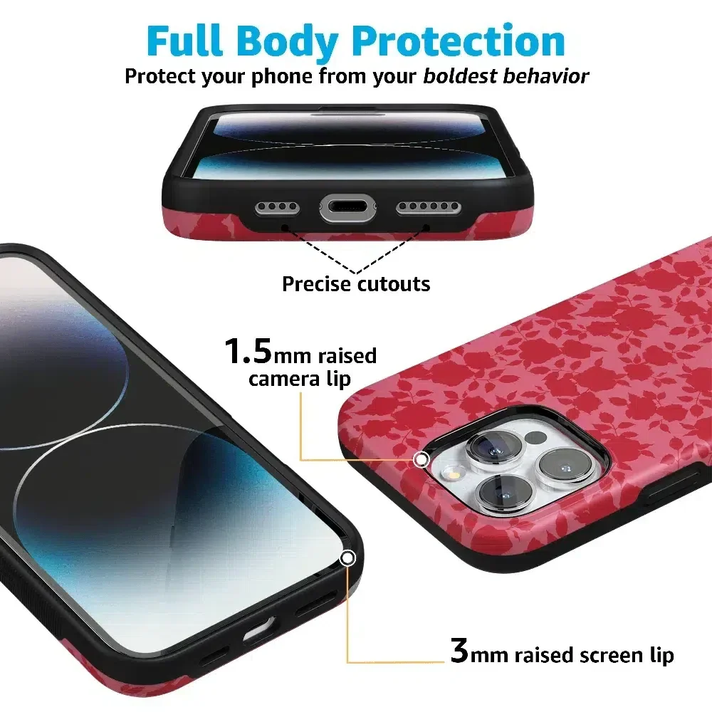 Rose Garden | Red Aesthetic Case - Image 17