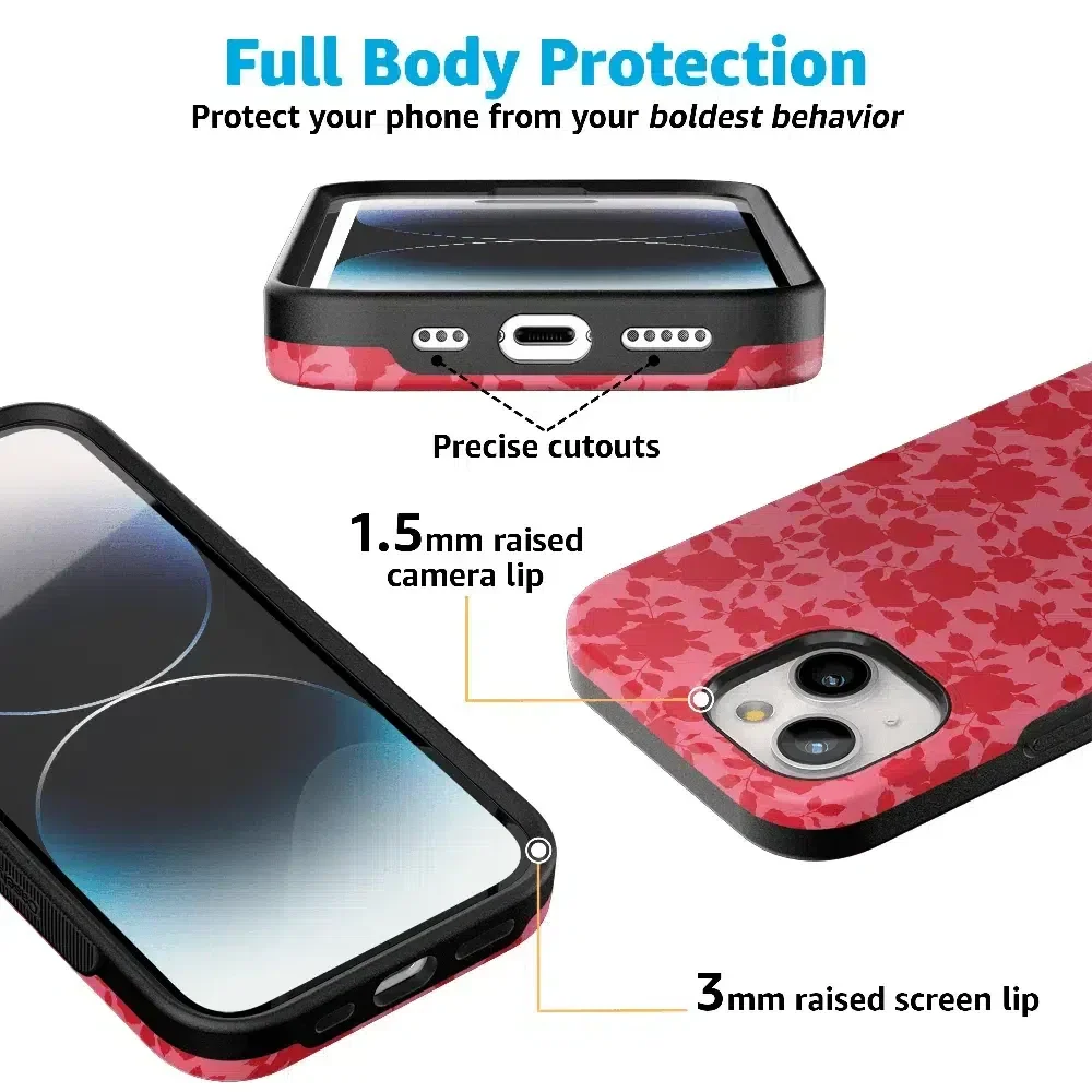 Rose Garden | Red Aesthetic Case - Image 36