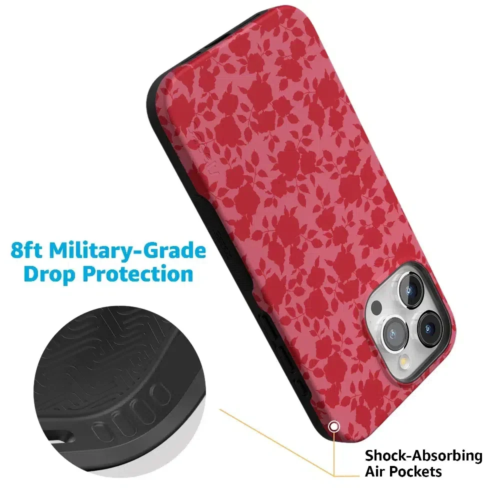 Rose Garden | Red Aesthetic Case - Image 47