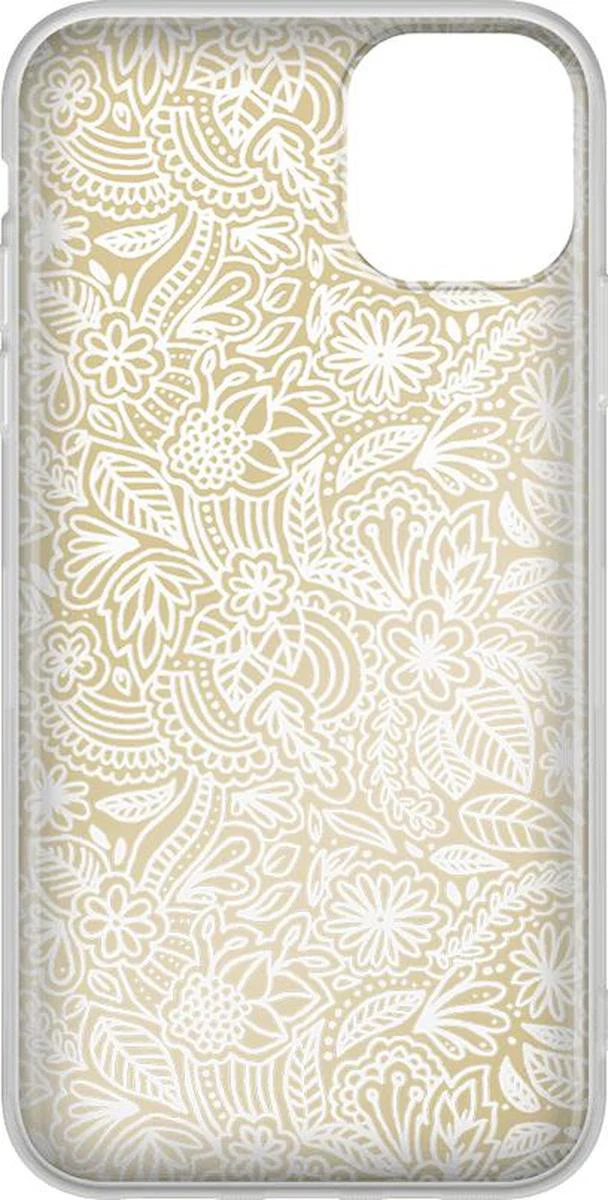 Floral Mandala | Rose Gold Clear Case - Image 10